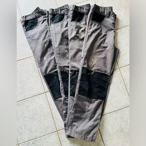 MEGA BUNDLE | Lot of 4 Distressed Utility Work Pants | Size 38x32